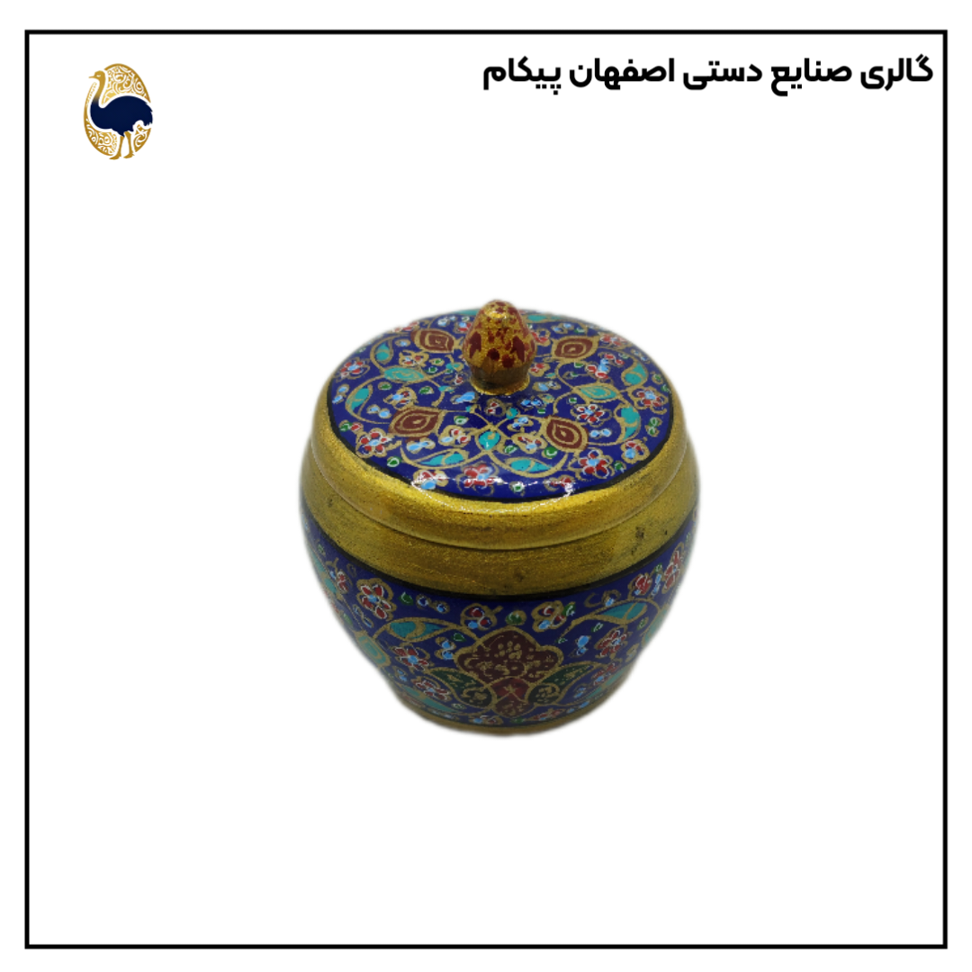 قندان چوبی تذهیب اصفهان پیکام کد G10058
