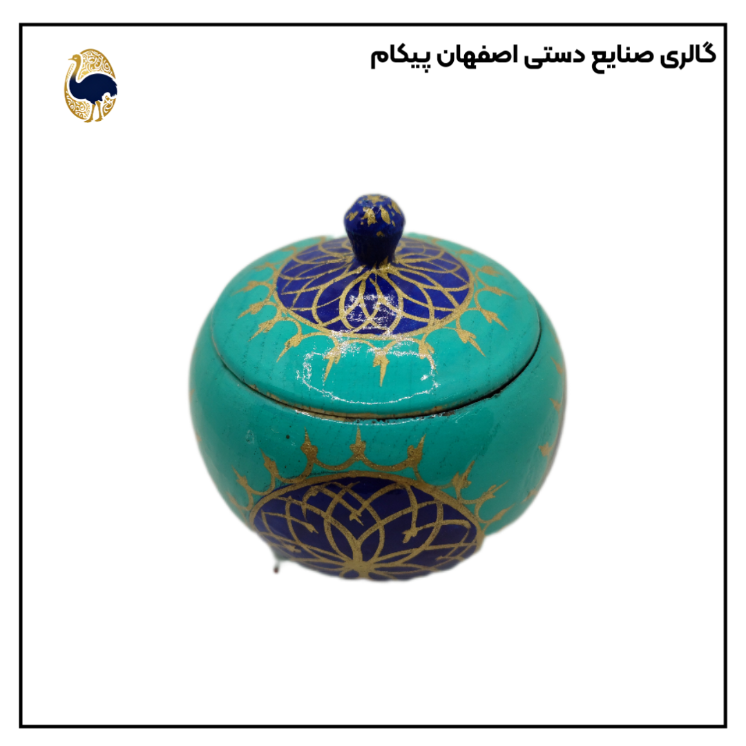 قندان چوبی تذهیب اصفهان پیکام کد G10046