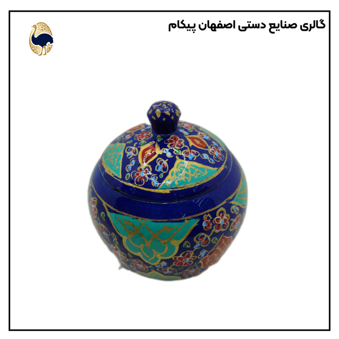 قندان چوبی تذهیب اصفهان پیکام کد G10042
